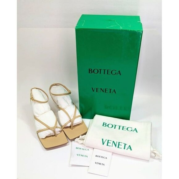 Bottega Veneta Women's Stretch Ankle Strap Kitten Sandals Size 36.5 (MSRP $990) - Picture 3 of 11